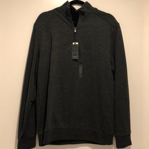 ⭐️NWT⭐️Navy/Grey half zip fleece